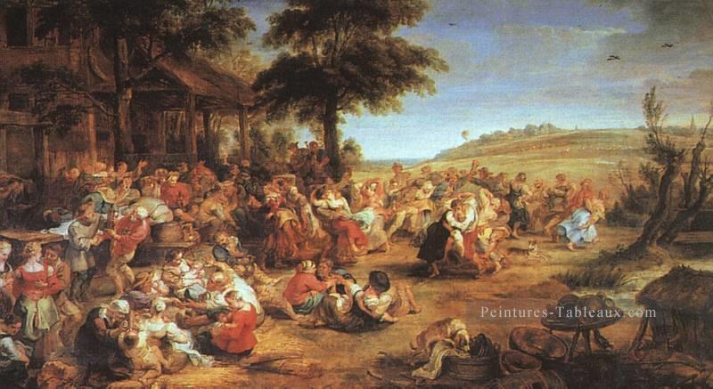 Le Village Fête Baroque Peter Paul Rubens Peintures à l'huile
